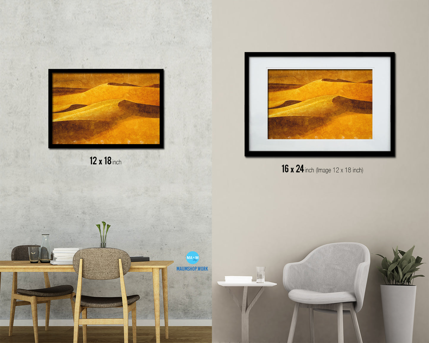 Nutritious Nature Barley Paddy Field Artwork Painting Print Art Frame Home Wall Decor Gifts