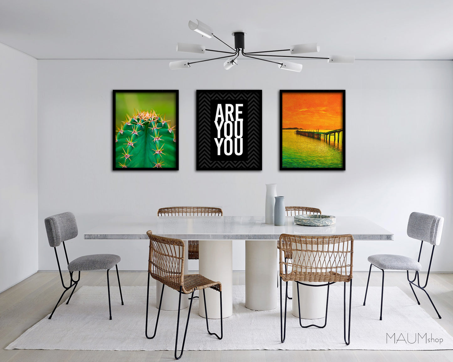 Are You You Quote Framed Print Wall Decor Art Gifts