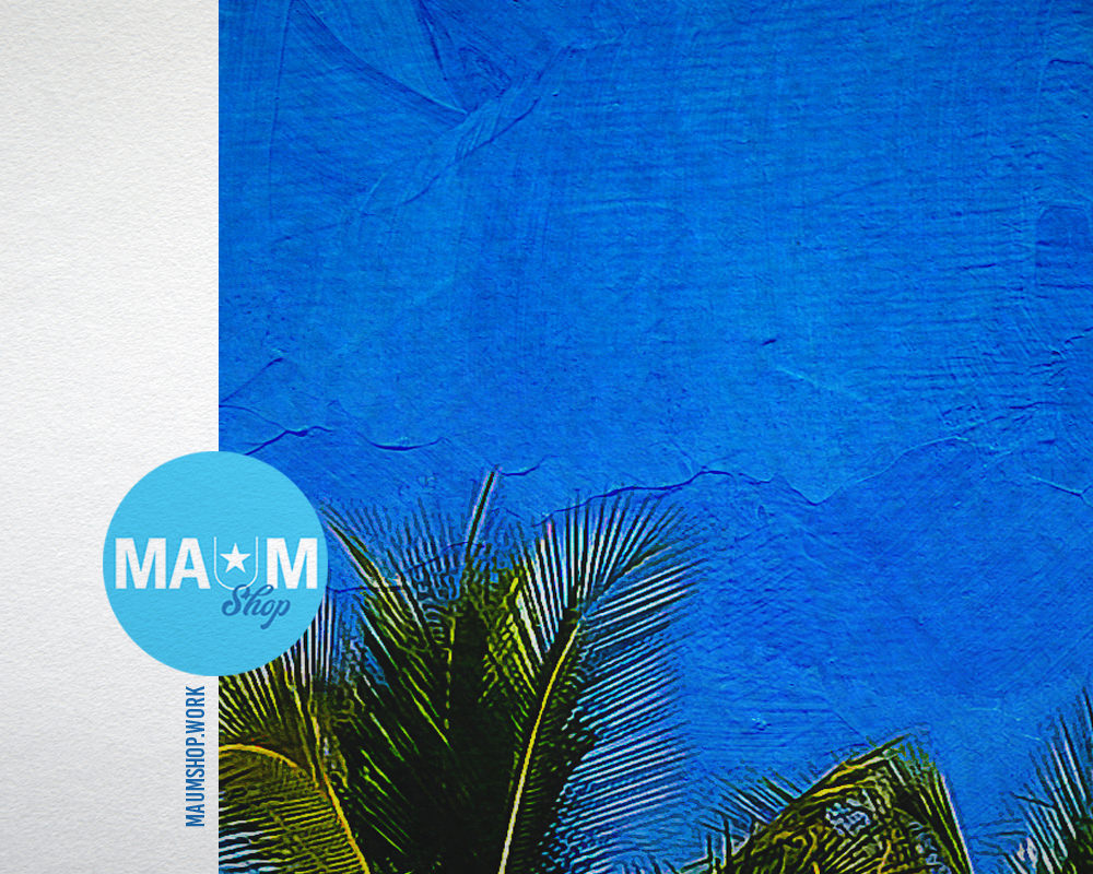 Coastal Golf Course Artwork Painting Print Art Wood Framed Wall Decor Gifts