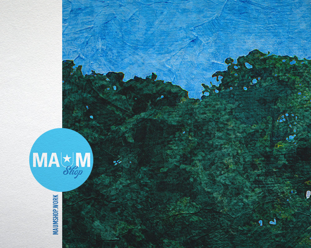 Augusta GA Golf Course, Spring Artwork Painting Print Art Wood Framed Wall Decor Gifts