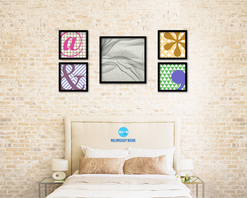Abstract Artwork Wood Frame Gifts Modern Wall Decor Art Prints