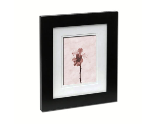 Vanda Miss Joaquim National Orchid Sepia Plants Art Wood Framed Print Wall Decor Gifts