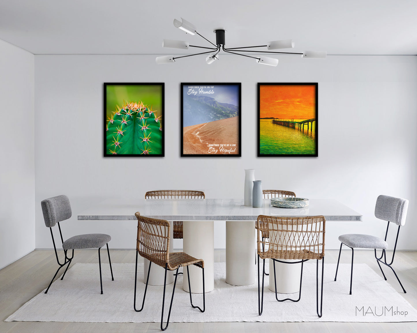 Sometimes you're on top stay humble Quote Framed Print Wall Decor Art Gifts