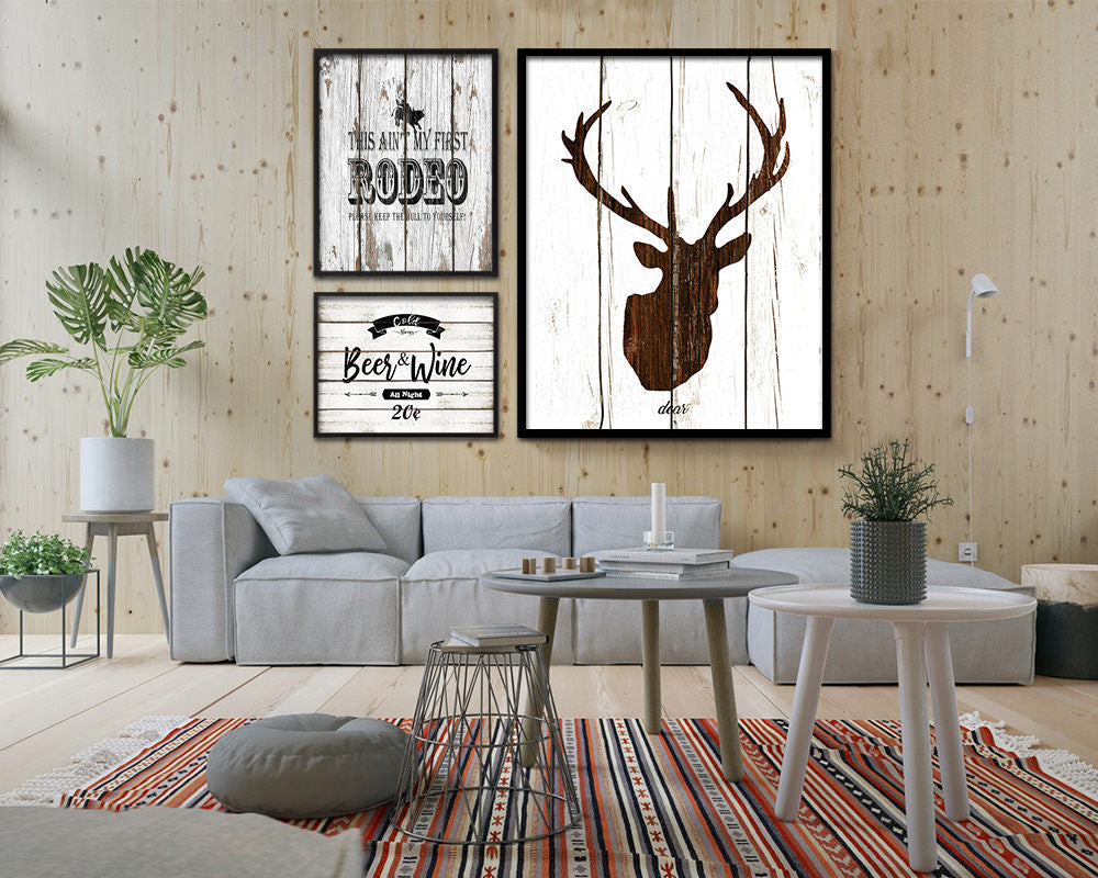 This ain't my first rodeo Please keep the bull Quote Framed Artwork Print Home Decor Wall Art Gifts