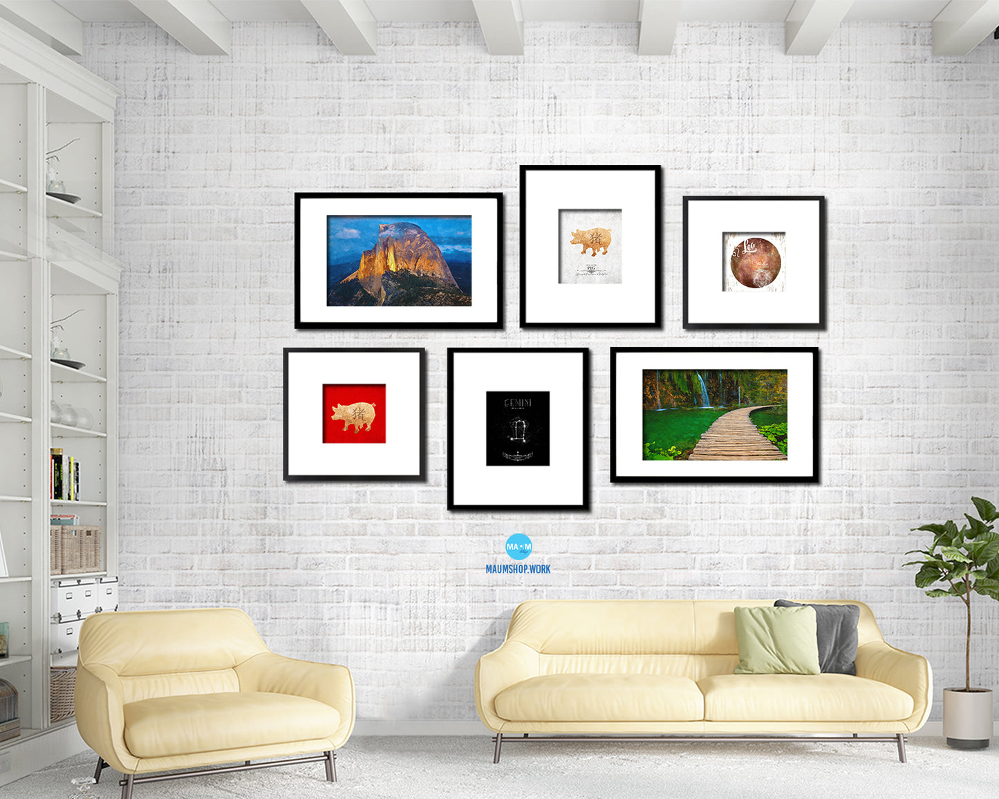 Leo Astrology Prediction Yearly Horoscope Wood Framed Print Wall Art Decor Gifts