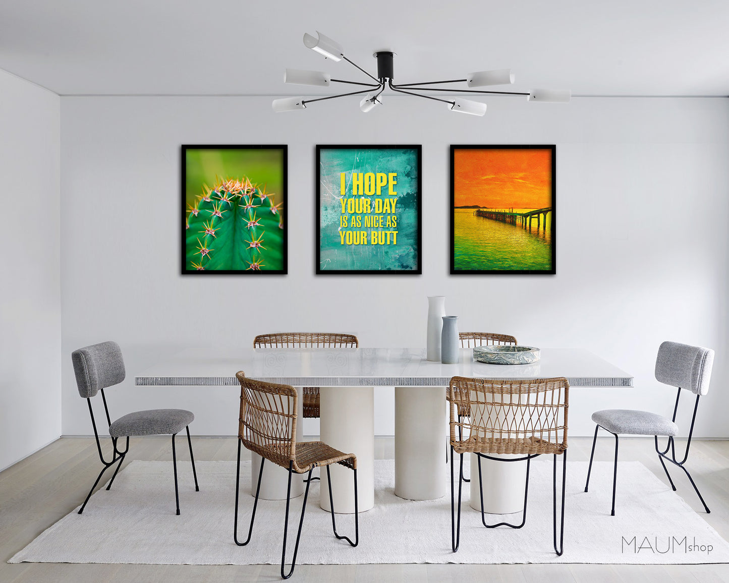 I hope your day is as nice as your butt Quote Framed Print Wall Decor Art Gifts