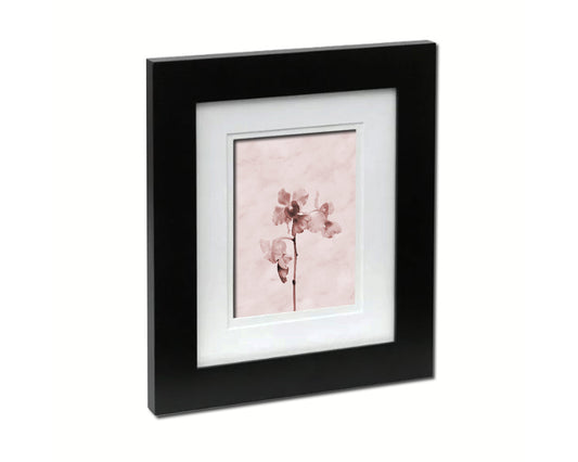 Vanda Miss Joaquim Sepia Plants Art Wood Framed Print Wall Decor Gifts