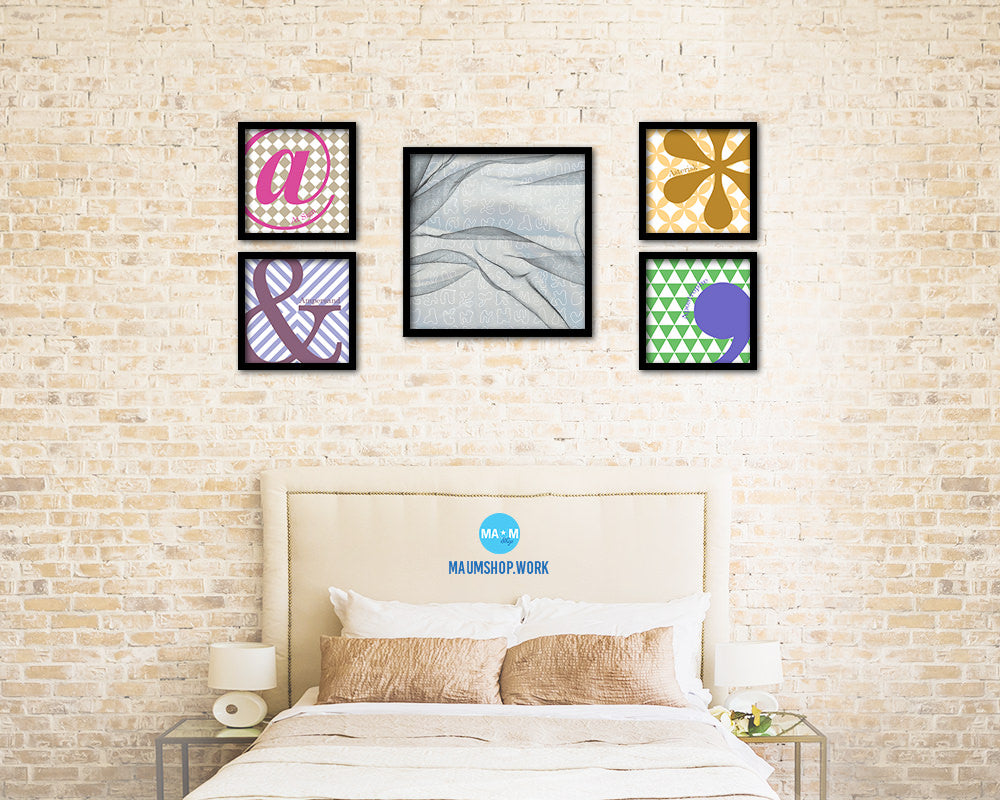 Abstract Artwork Wood Frame Gifts Modern Wall Decor Art Prints
