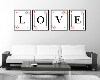 Letter O Custom Floral Wreath Monogram Framed Prints Wall Art