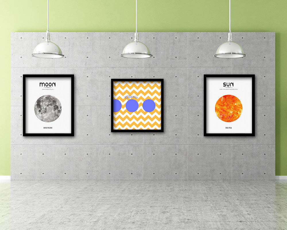 Ellipsis Punctuation Symbol Framed Print Home Decor Wall Art Teacher Gifts