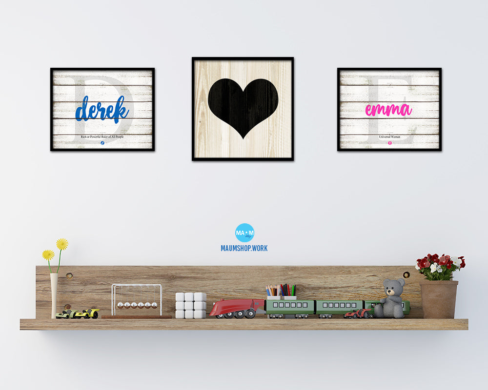 Heart Punctuation Symbol Framed Print Home Decor Wall Art Teacher Gifts