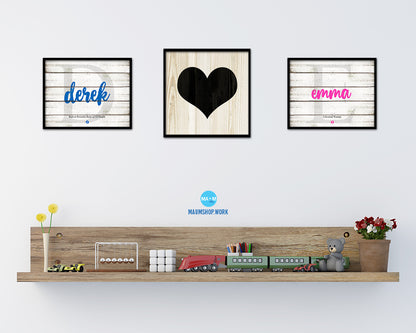 Heart Punctuation Symbol Framed Print Home Decor Wall Art Teacher Gifts