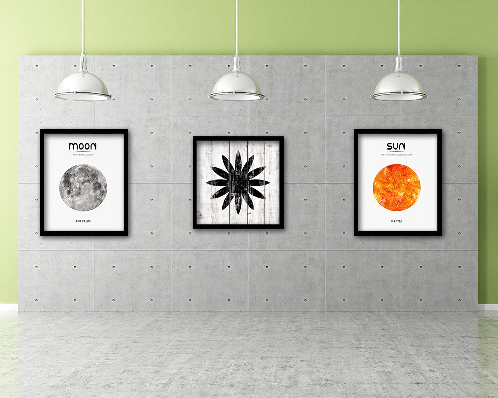 Leave Punctuation Symbol Framed Print Home Decor Wall Art Teacher Gifts