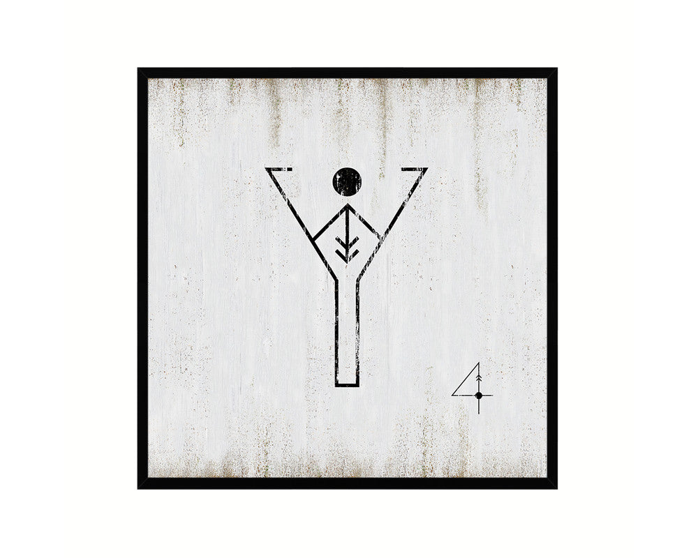 Letter Y Custom Scrabble Sign Framed Prints Wall Art Decor Gifts, White Wash