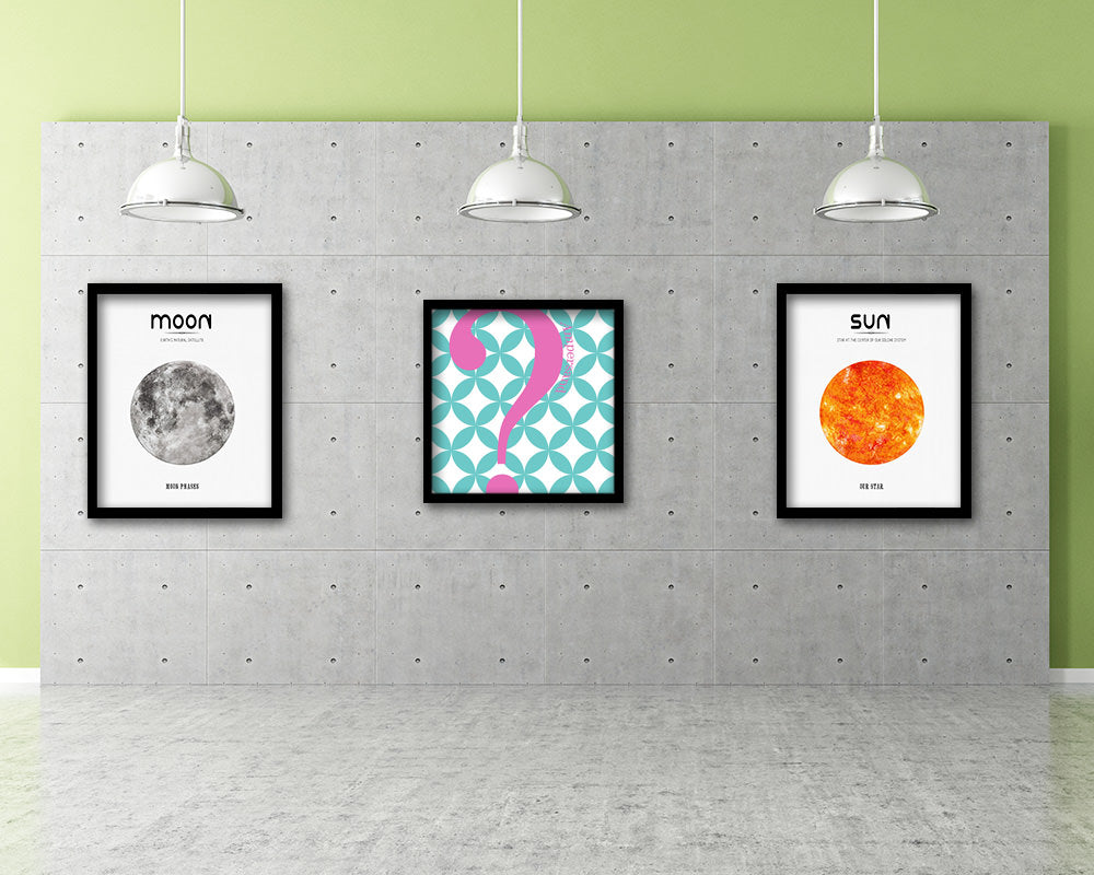 Quotation Mark Punctuation Symbol Framed Print Home Decor Wall Art Teacher Gifts