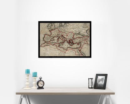 Europe Roman Empire Historical Map Framed Print Art Wall Decor Gifts