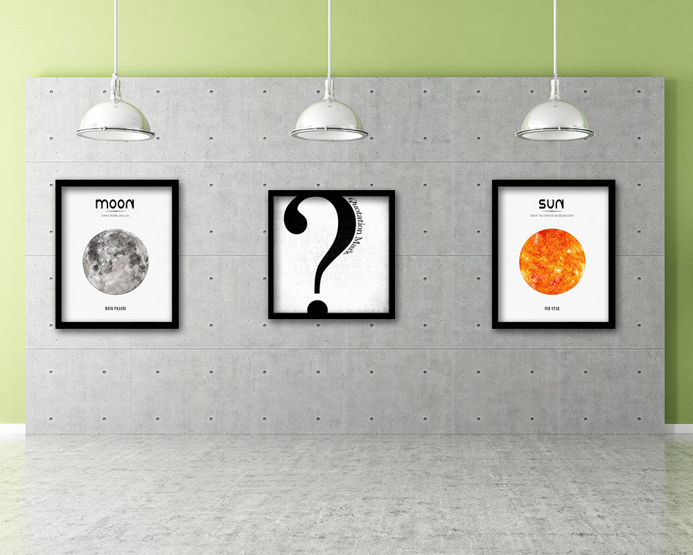 Quotation Mark Punctuation Symbol Framed Print Home Decor Wall Art Teacher Gifts