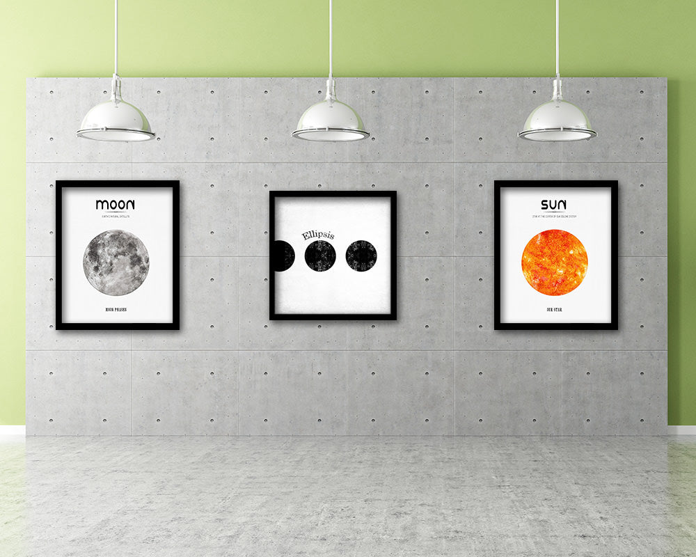 Ellipsis Punctuation Symbol Framed Print Home Decor Wall Art Teacher Gifts