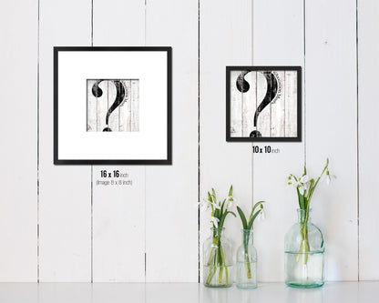 Quotation Mark Punctuation Symbol Framed Print Home Decor Wall Art Teacher Gifts