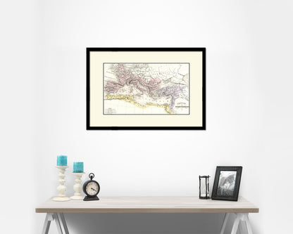 Constantine the Great Empire Europe Old Map Framed Print Art Wall Decor Gifts