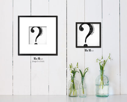 Quotation Mark Punctuation Symbol Framed Print Home Decor Wall Art Teacher Gifts