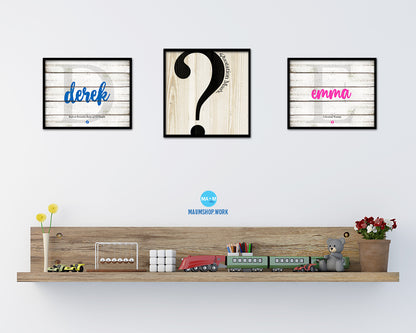 Quotation Mark Punctuation Symbol Framed Print Home Decor Wall Art Teacher Gifts
