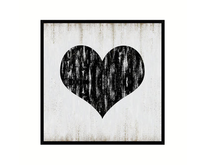 Heart Punctuation Symbol Framed Print Home Decor Wall Art Teacher Gifts