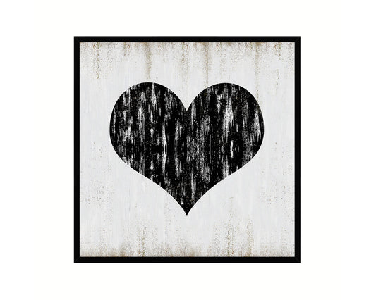 Heart Punctuation Symbol Framed Print Home Decor Wall Art Teacher Gifts