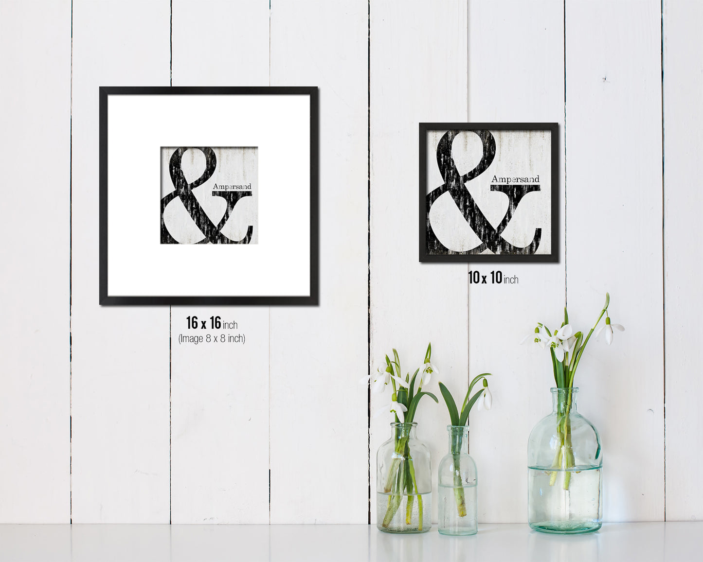 Ampersand Punctuation Symbol Framed Print Home Decor Wall Art Teacher Gifts