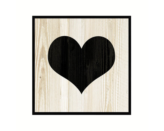 Heart Punctuation Symbol Framed Print Home Decor Wall Art Teacher Gifts