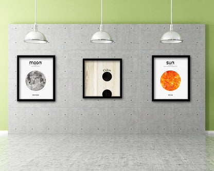 Colon Punctuation Symbol Framed Print Home Decor Wall Art Teacher Gifts