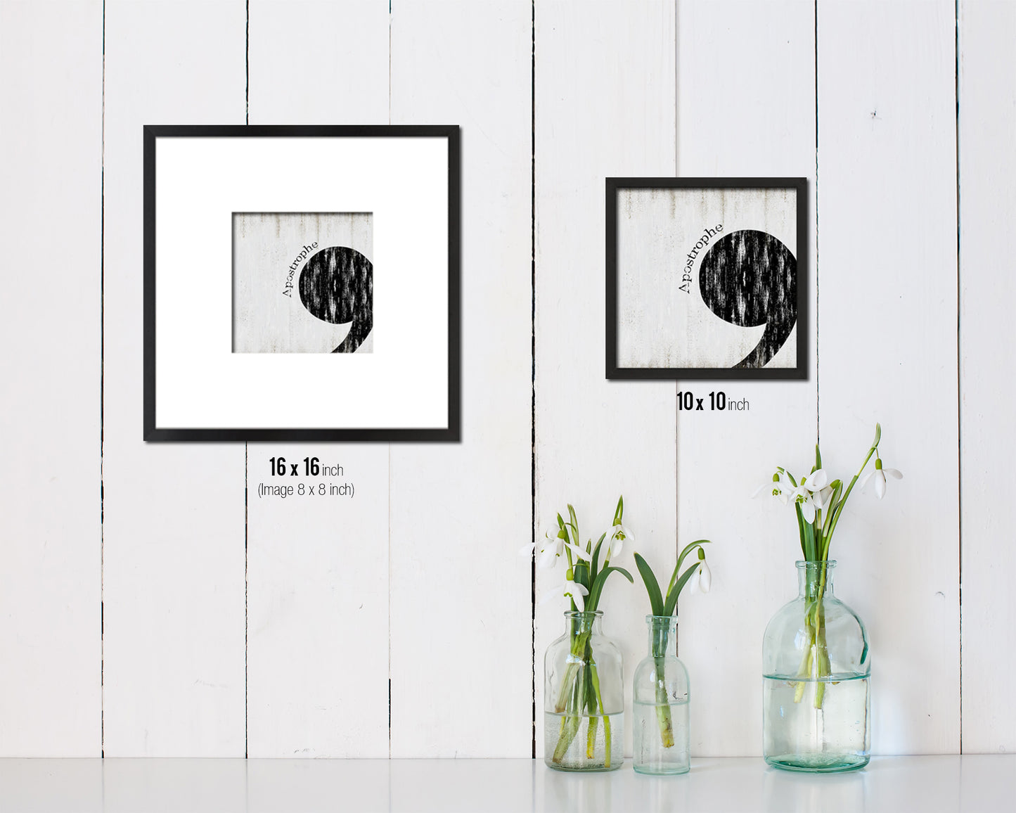 Apostrophe Punctuation Symbol Framed Print Home Decor Wall Art Teacher Gifts