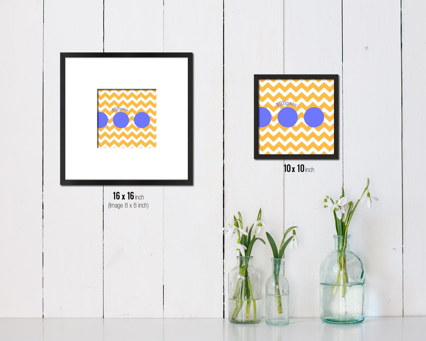 Ellipsis Punctuation Symbol Framed Print Home Decor Wall Art Teacher Gifts