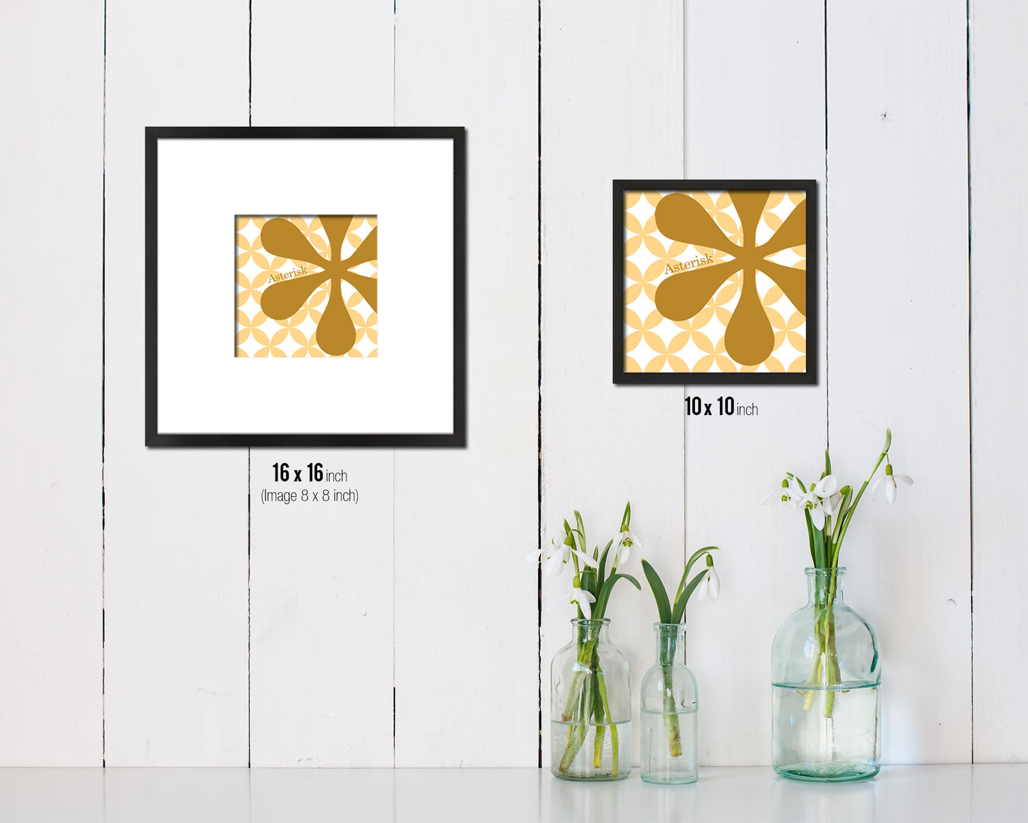 Asterisk Punctuation Symbol Framed Print Home Decor Wall Art Teacher Gifts
