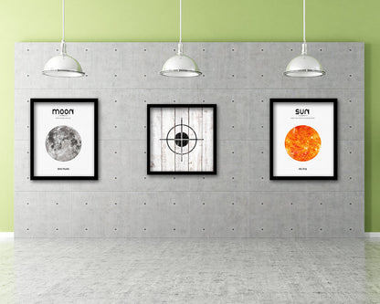 Aim Punctuation Symbol Framed Print Home Decor Wall Art Teacher Gifts