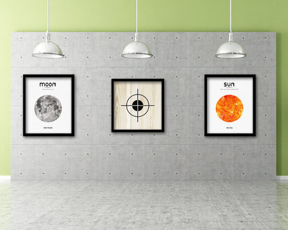 Aim Punctuation Symbol Framed Print Home Decor Wall Art Teacher Gifts