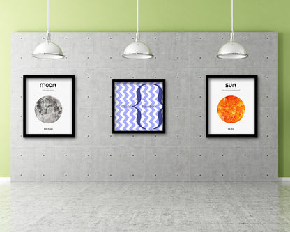 Curly Brackets Punctuation Symbol Framed Print Home Decor Wall Art Teacher Gifts