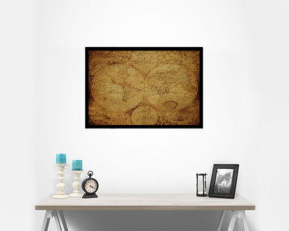 World Circa 1675-1710 Historical Map Framed Print Art Wall Decor Gifts