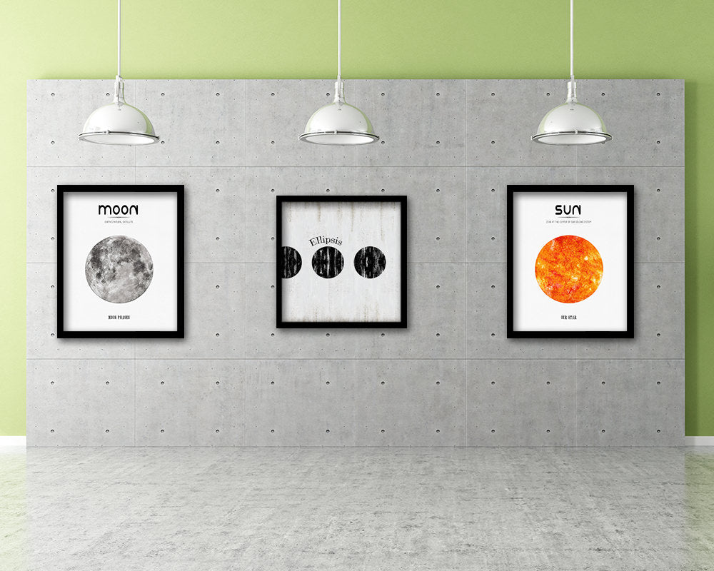 Ellipsis Punctuation Symbol Framed Print Home Decor Wall Art Teacher Gifts