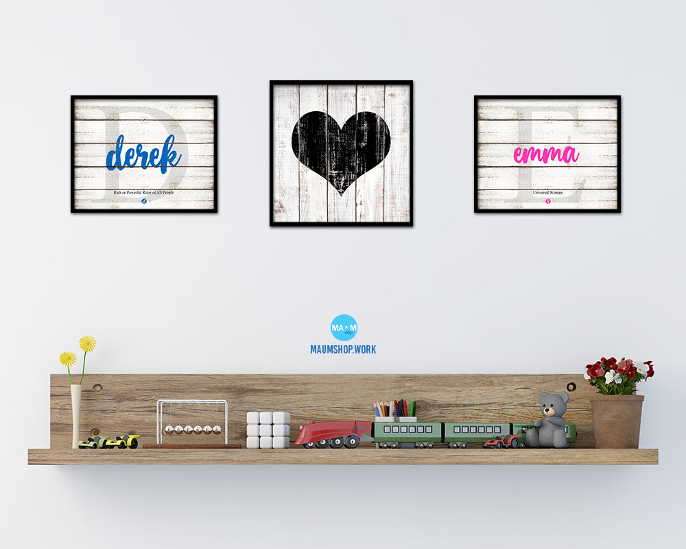 Heart Punctuation Symbol Framed Print Home Decor Wall Art Teacher Gifts