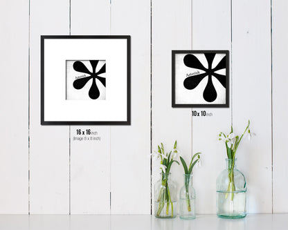 Asterisk Punctuation Symbol Framed Print Home Decor Wall Art Teacher Gifts