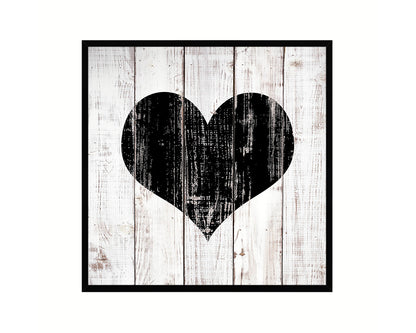 Heart Punctuation Symbol Framed Print Home Decor Wall Art Teacher Gifts