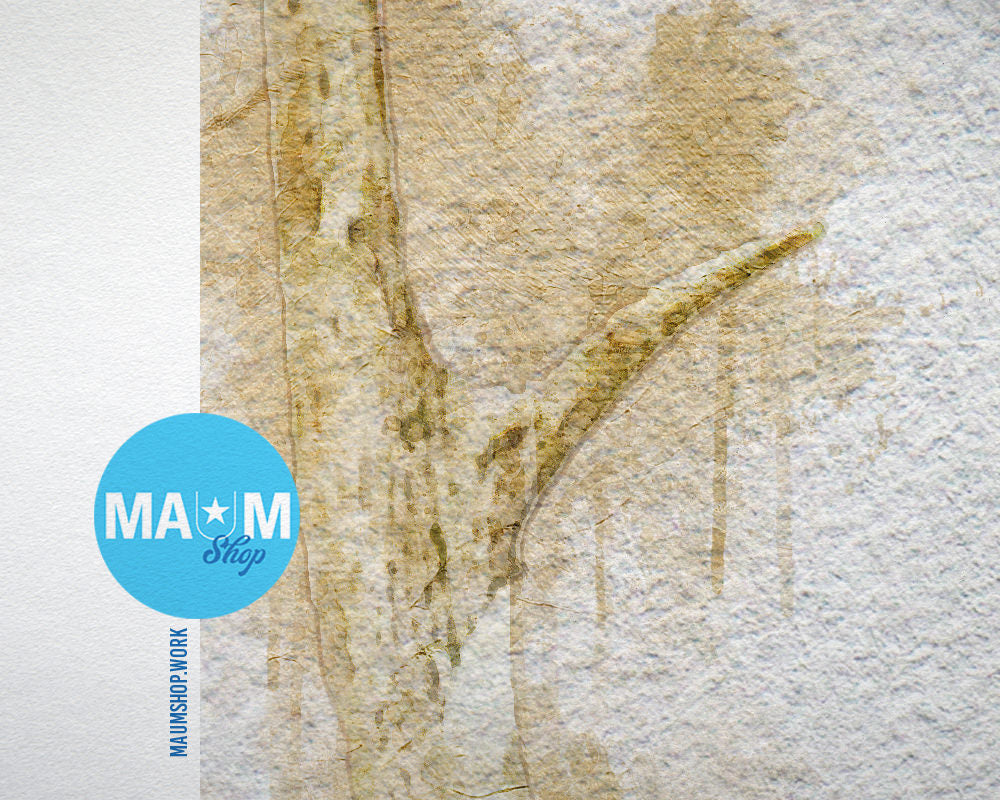 Deer Animal Painting Print Framed Art Home Wall Decor Gifts