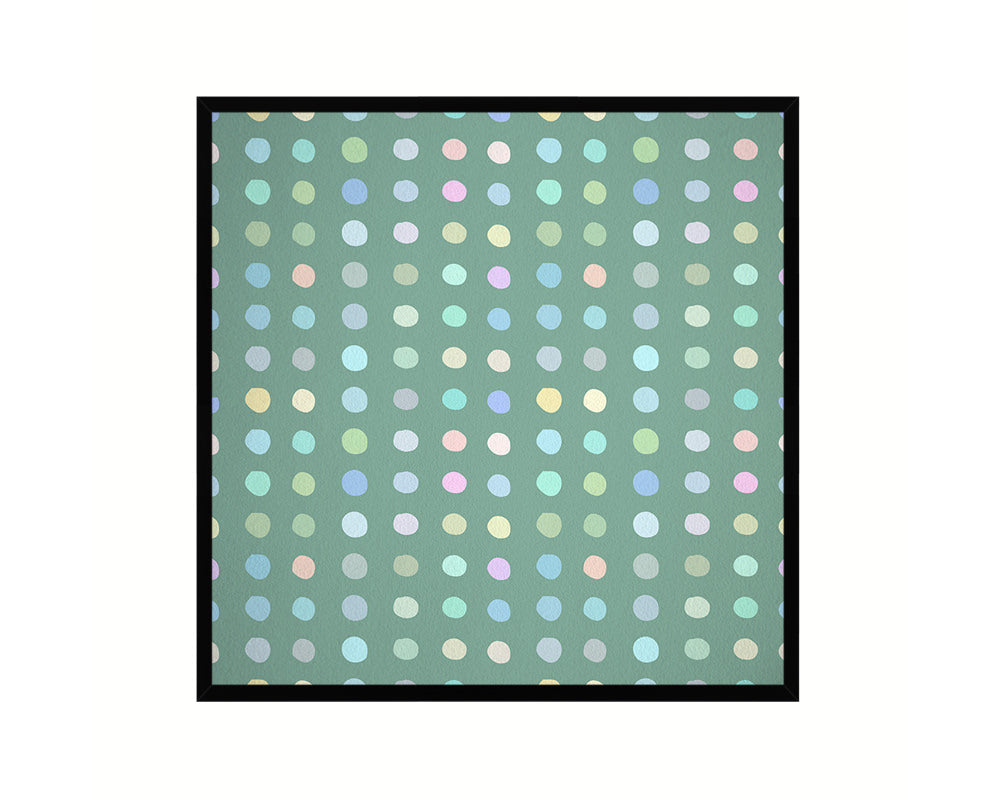 Abstract Green Artwork Wood Frame Gifts Modern Wall Decor Art Prints