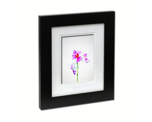 Vanda Miss Joaquim Sketch Plants Art Wood Framed Print Wall Decor Gifts