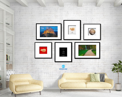 Aries Astrology Prediction Yearly Horoscope Wood Framed Print Wall Art Decor Gifts