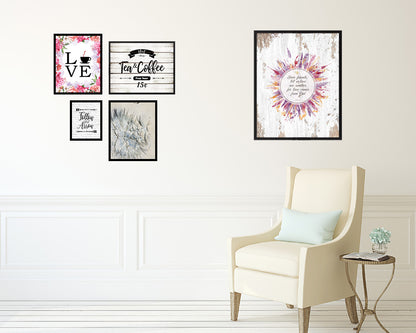 Dear friends, let us love on another, John 4:7 Quote Wood Framed Print Home Decor Wall Art Gifts