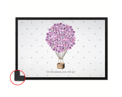 On the places you will go 46097 Framed Print Wall Decor Art Gifts