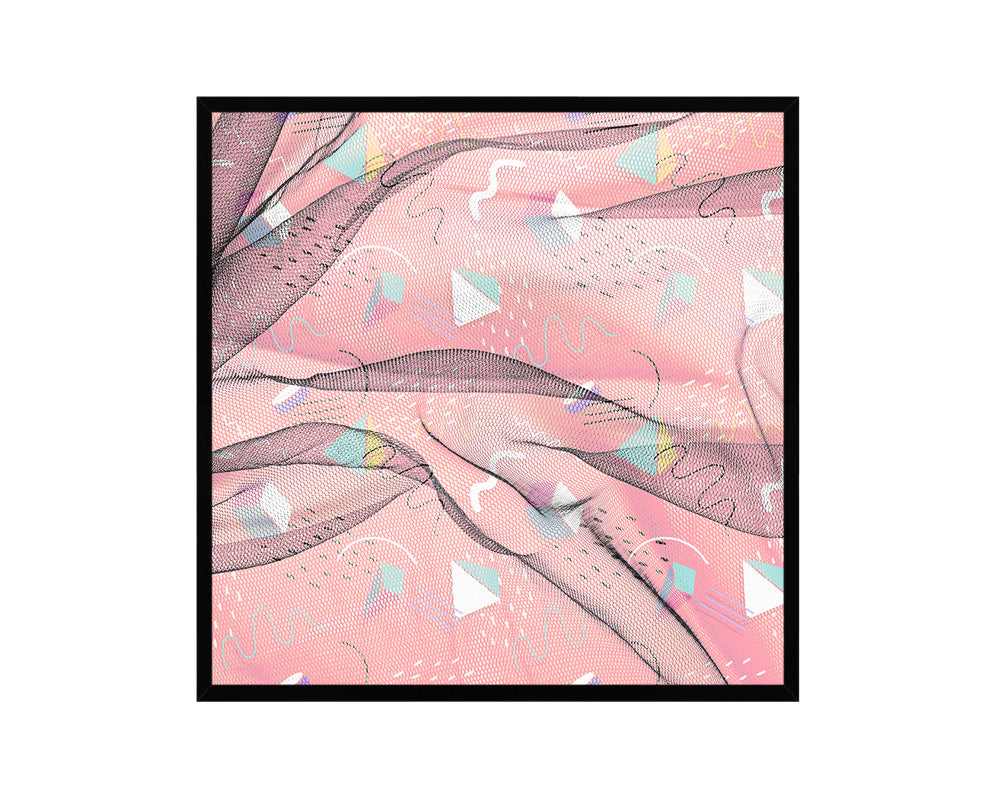 Abstract Red Artwork Wood Frame Gifts Modern Wall Decor Art Prints