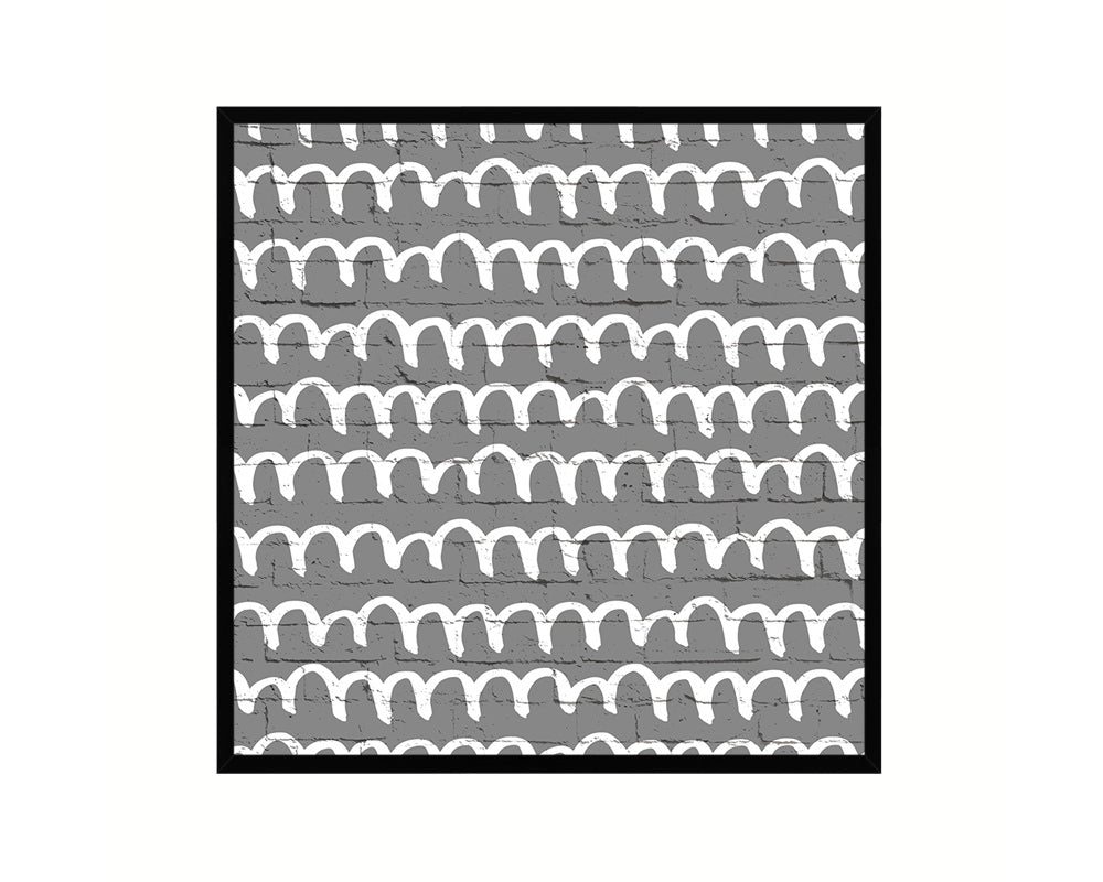 Shape Abstract Artwork Wood Frame Gifts Modern Wall Decor Art Prints